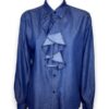 Camicia manica lunga+volant lyocell