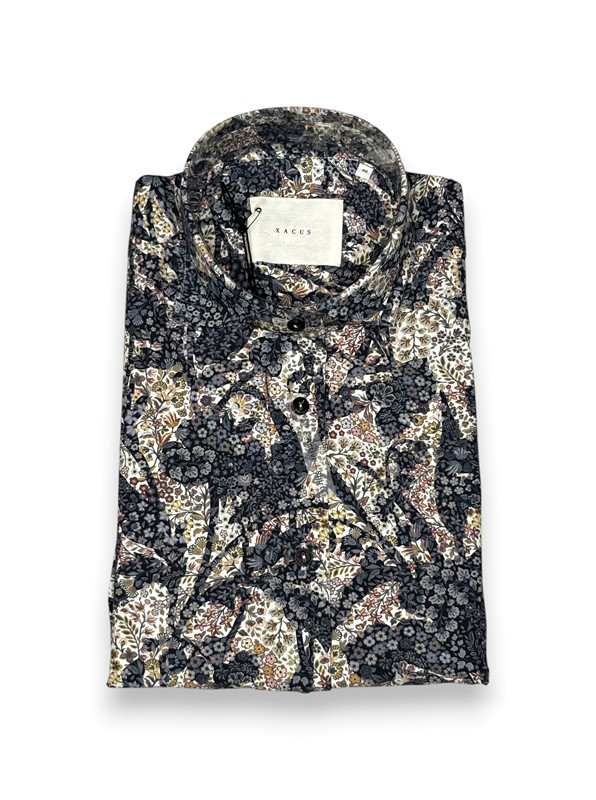 Camicia manica lunga active fantasia fiori