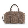 Borsina s 2 manici ecoagnello+inserti/manici pelle