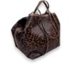 Borsa alba l in cavallino leopardo
