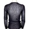 T-shirt garza di lana+paillettes
