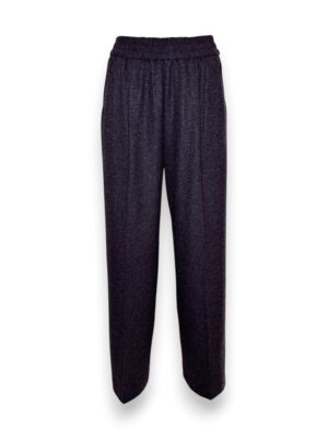Pantalone palazzo tutto elastico lana