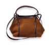 Borsa alba mini in camoscio