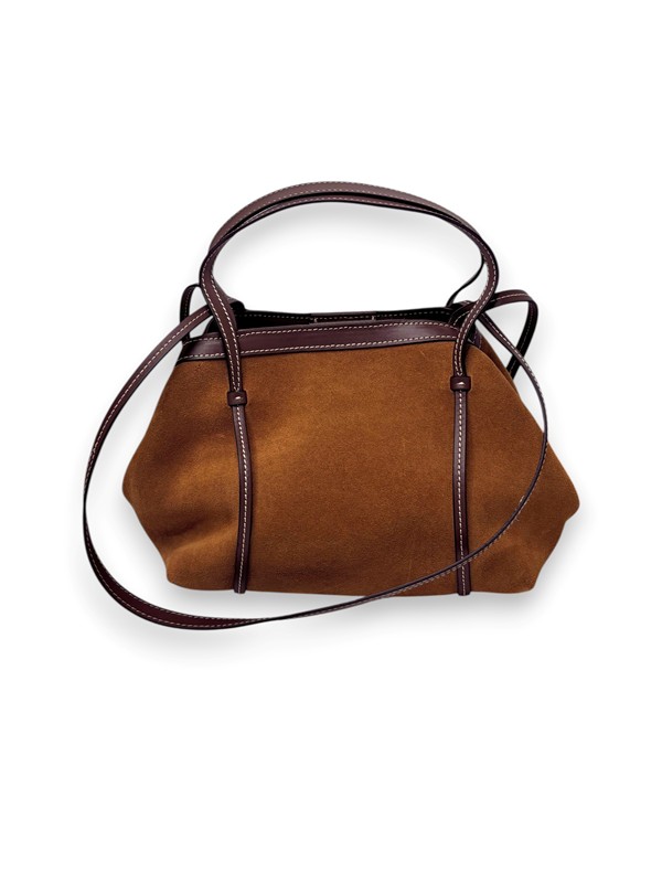 Borsa alba mini in camoscio