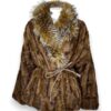Giacca reversibile ecopelliccia/flanella