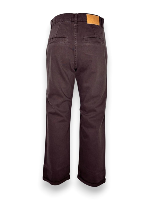 Pantalone chino con risvolto in cotone