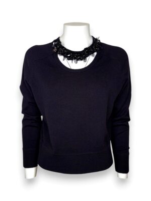 Girocollo scollo paillettes/collana