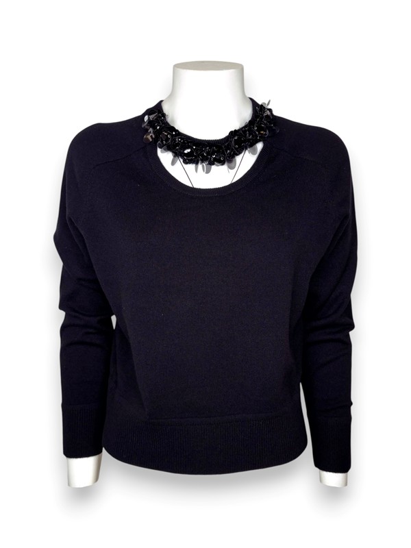 Girocollo scollo paillettes/collana