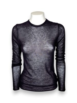 T-shirt garza di lana+paillettes