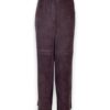 Pantalone wide leg in cupro