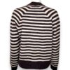 Cardigan alpaca rigato