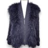Giacca/cardigan maglia tessuto mongolia