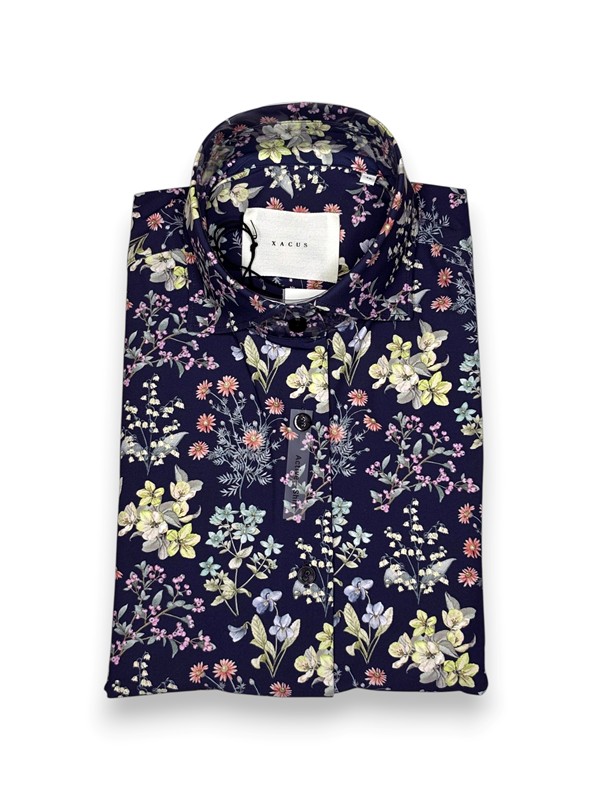 Camicia manica lunga active fantasia fiori