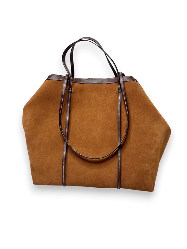 Borsa alba l in camoscio