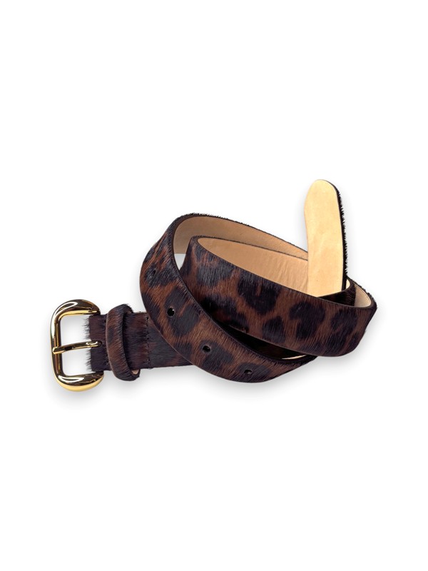 Cintura m cavallino leopardo