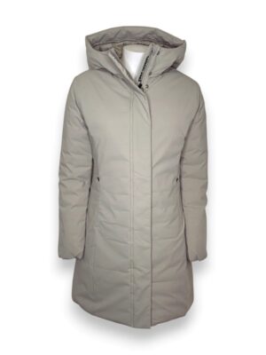 Ecopiumino lungo liscio stretch