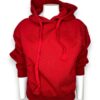 Cappuccio felpa+zip dietro