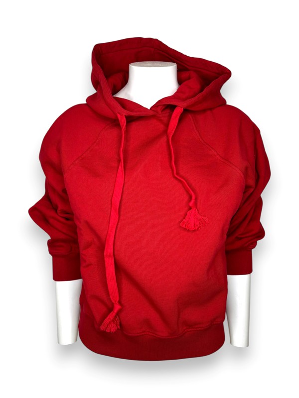 Cappuccio felpa+zip dietro