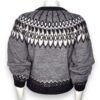 Girocollo lana jacquard norvegese+cristalli