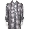 Camicia viscosa stampa hermes