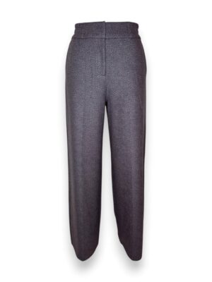 Pantalone gamba larga felpa spigata