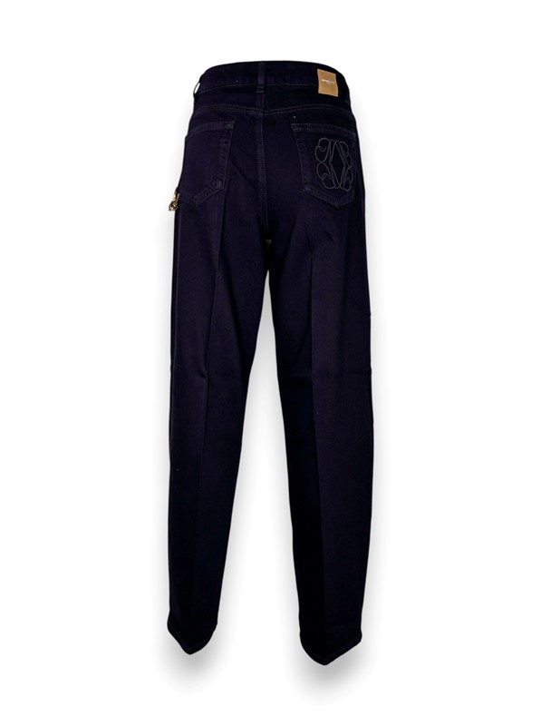 Jeans scuro baloon+catena