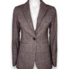 Giacca slim 1 bottone galles felpa strech
