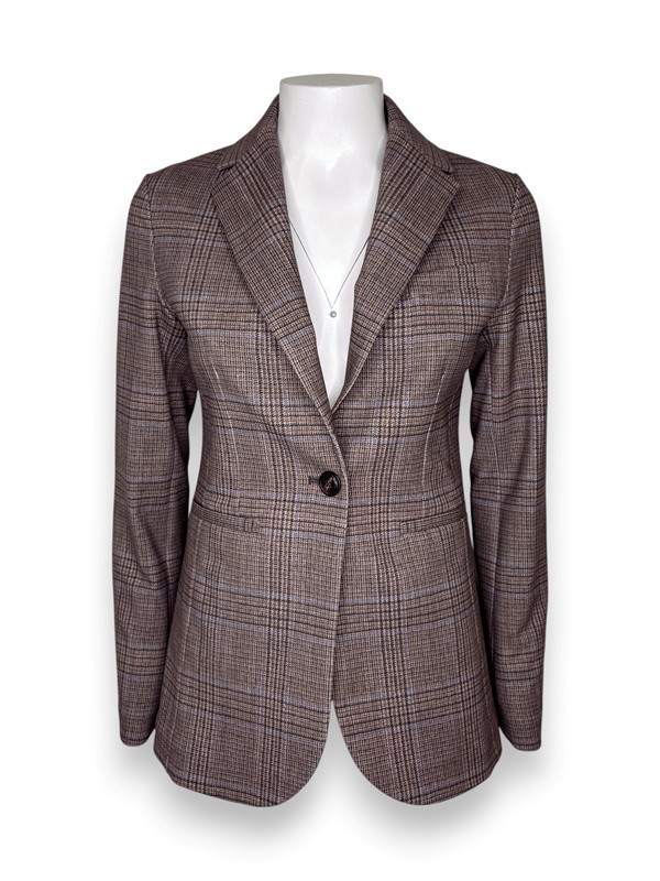 EF4896271CAEB893ED62C53D456A7F4F_ Giacca slim 1 bottone galles felpa strech