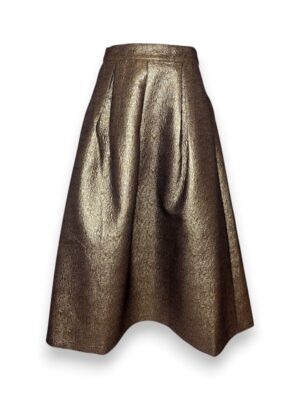 Gonnellone ampio in gobeline lurex