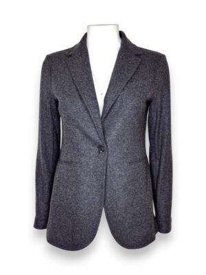 Giacca mono petto slim lana