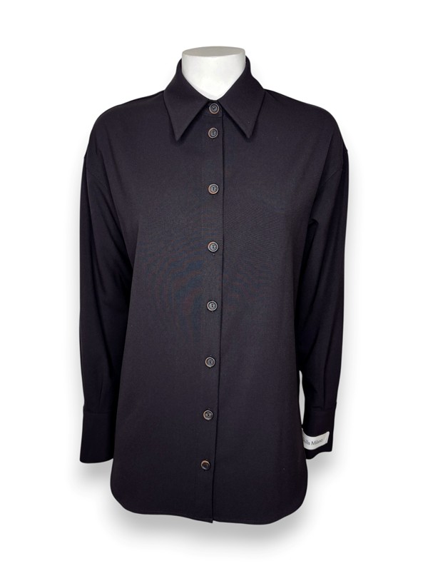 Camicia manica lunga poliviscosa strech