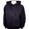 Cappuccio felpa+zip dietro