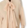 Camicia misto seta+fiocco ampia