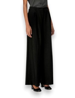 Pantalone wide legs con pinces