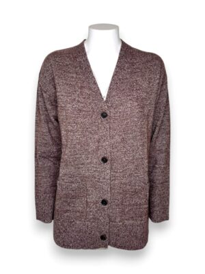 4448E22991B229C4304C15D57334473C_ Cardigan lana merino melange