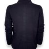Cardigan collo polo pura lana