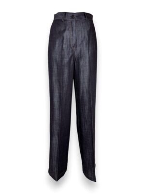 Jeans palazzo denim non lavato