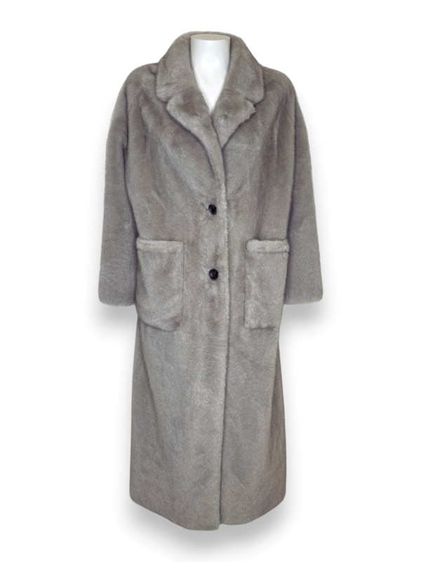 Cappotto ecopelliccia