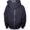 Cappuccio felpa+zip dietro