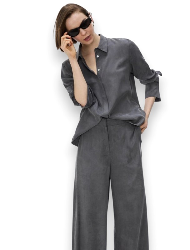 Camicia in cupro