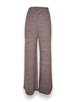 Pantalone palazzo lana merino melange